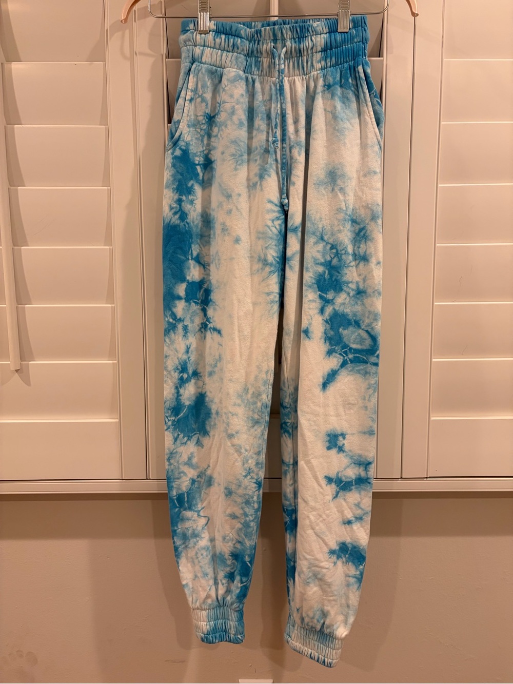 Frankies Bikinis X REVOLVE Frank Sweatpants Ocean Tie Dye size S